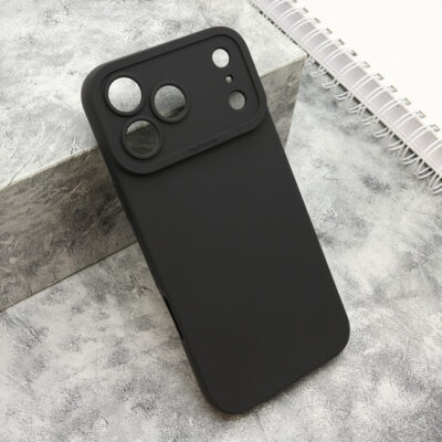 Futrola Silikon Pro Camera za iPhone 17 Pro Max (6.9)/iPhone 18 Pro Max (6.9) crna