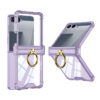 Futrola RING LINES II za Samsung F751B Galaxy Z Flip 7 5G ljubicasta (GKK case)