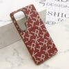 Futrola MONOGRAM MagSafe za Samsung S938B Galaxy S25 Ultra 5G crvena