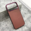 Futrola COLOR METAL MagSafe za iPhone 17 Pro Max (6.9)/iPhone 18 Pro Max (6.9) dark cherry (big camera)