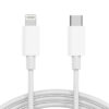 USB data kabal PD za iPhone Type C na lightning 3A HQ beli 1m