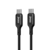 USB data kabal Superior SU-K105 Cink 60W 3A Type C na Type C 1m crni